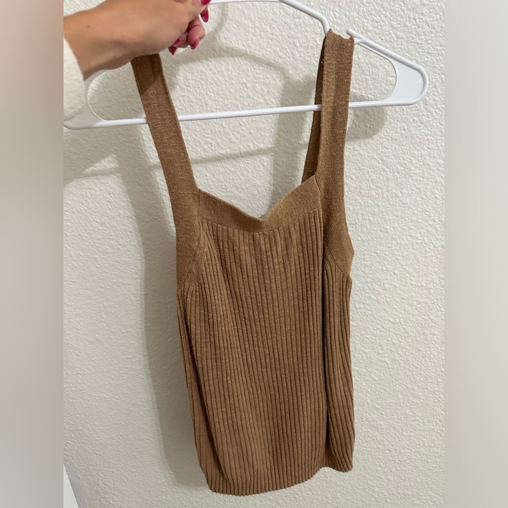 Sweater tank top